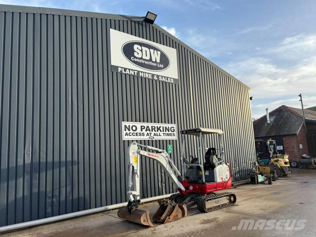 Takeuchi TB 216 Mini ekskavatörler, 7 tona dek