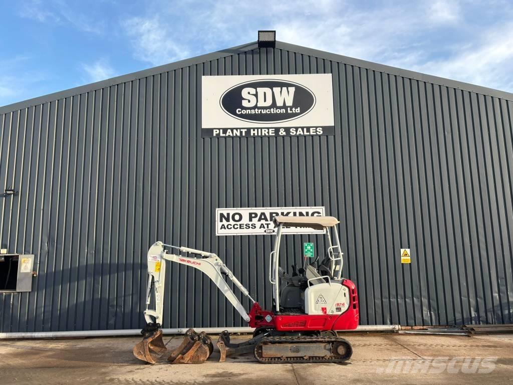 Takeuchi TB 216 Mini ekskavatörler, 7 tona dek