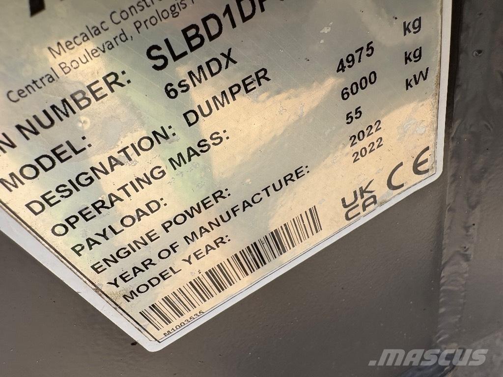 Mecalac 6 SMDX Belden kirma kamyonlar