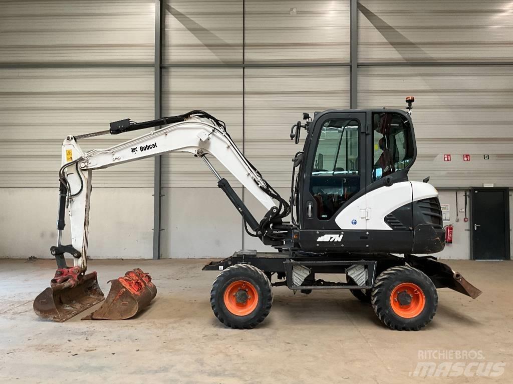 Bobcat E 57 W Lastik tekerli ekskavatörler