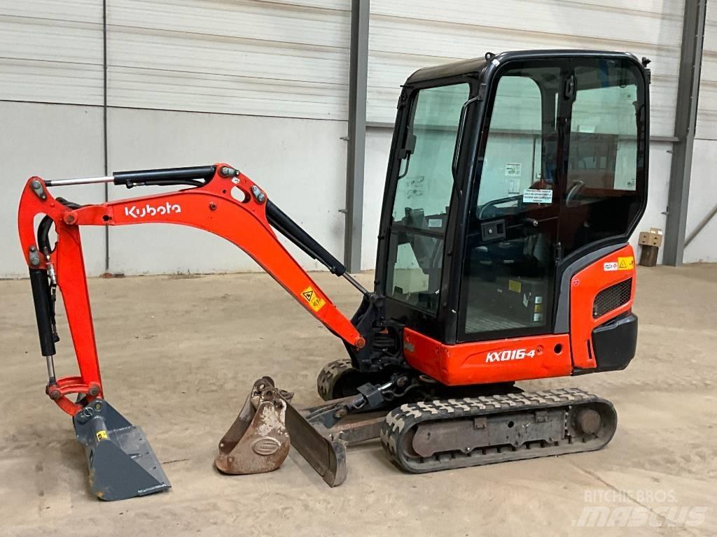 Kubota KX 016-4 Mini ekskavatörler, 7 tona dek