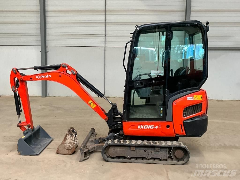 Kubota KX 016-4 Mini ekskavatörler, 7 tona dek