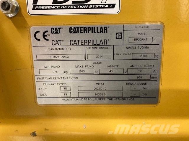 CAT EP20PNT Elektrikli forkliftler