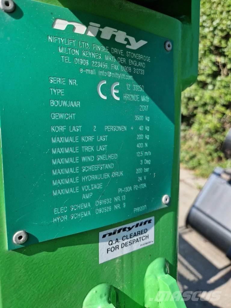 Niftylift HR12NDE Körüklü personel platformları
