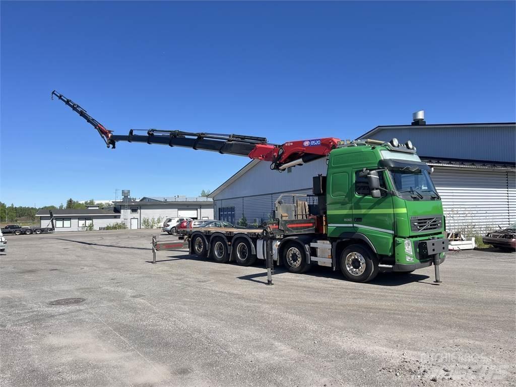 Volvo FH 500 10X4 Araç üzeri vinçler
