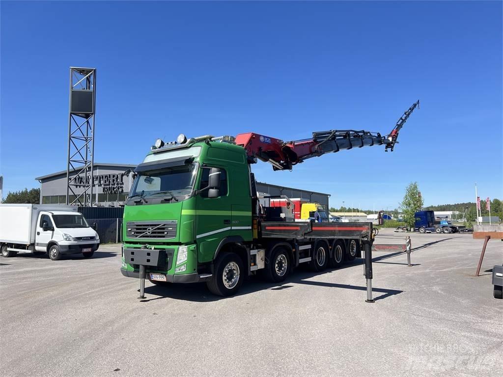Volvo FH 500 10X4 Araç üzeri vinçler
