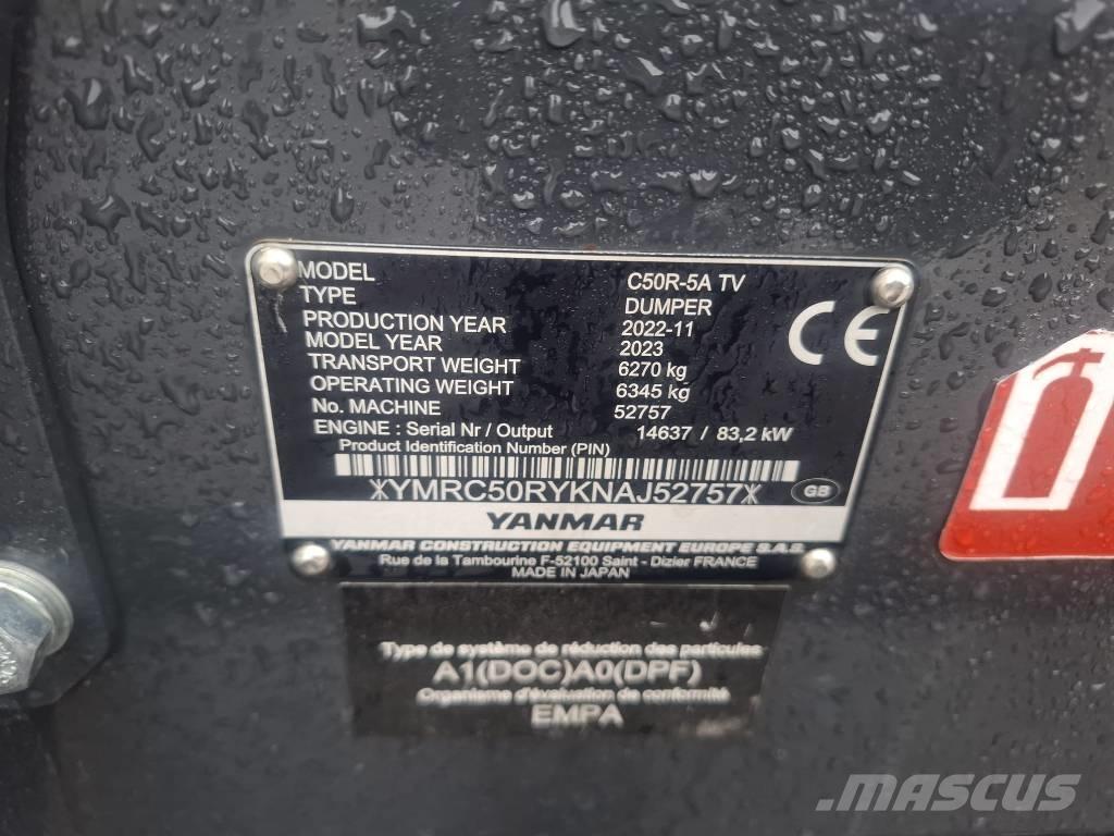 Yanmar C 50 R-5A Paletli damperler