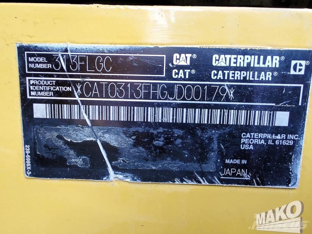 CAT 313 Paletli ekskavatörler