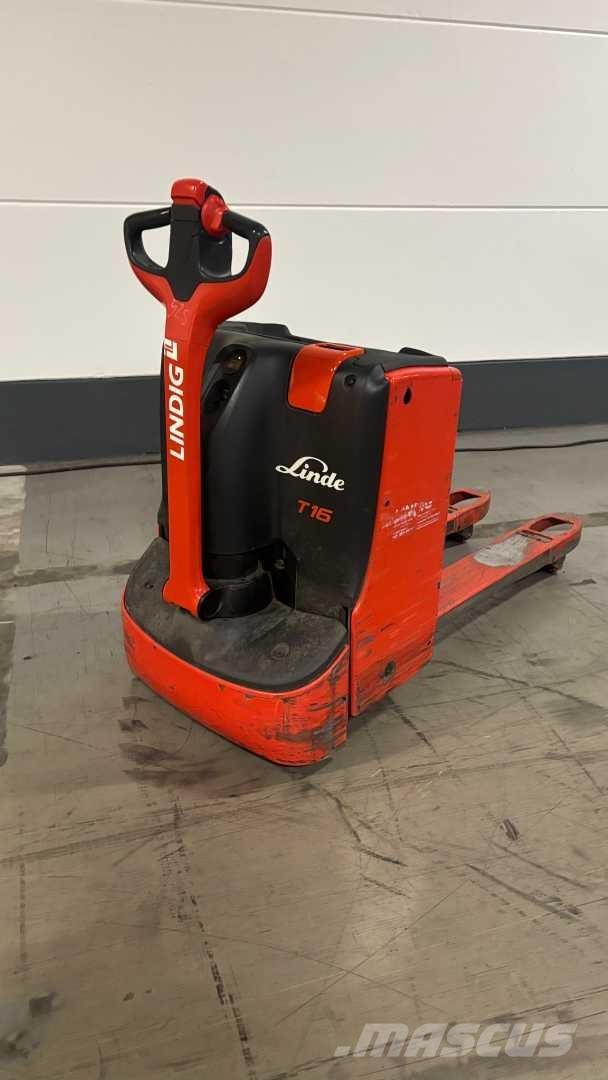 Linde T16 Yaya kumandali istif makinasi