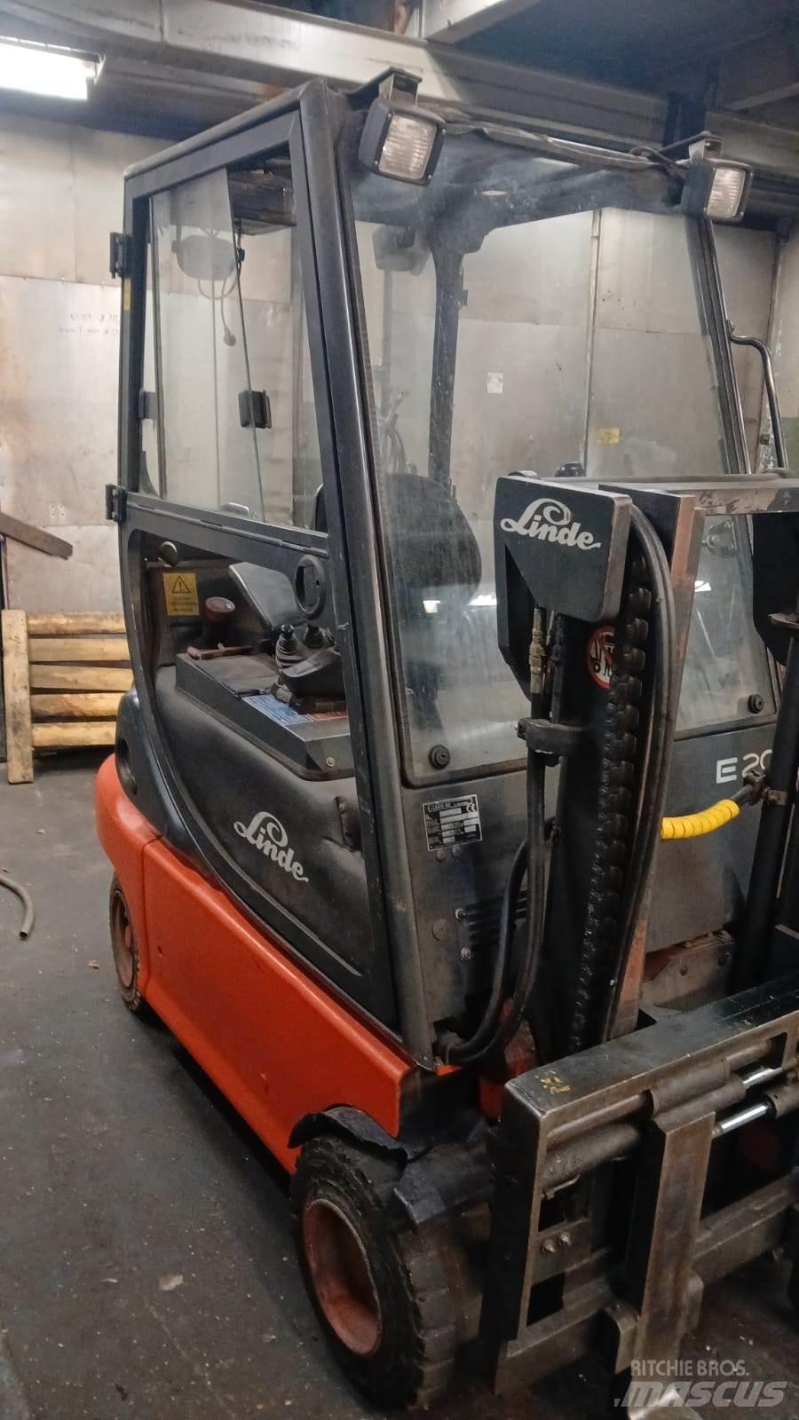 Linde E20P-02 Elektrikli forkliftler