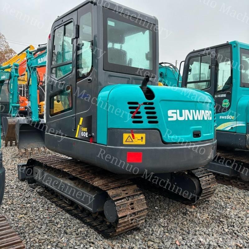 Sunward SWE60 Mini ekskavatörler, 7 tona dek