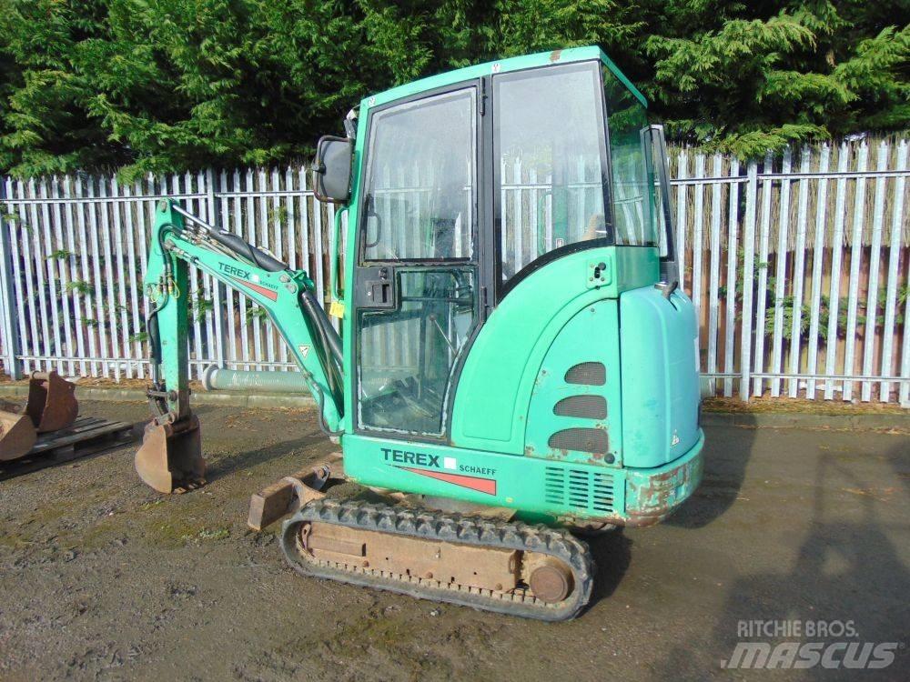 Terex HR 12 Mini ekskavatörler, 7 tona dek