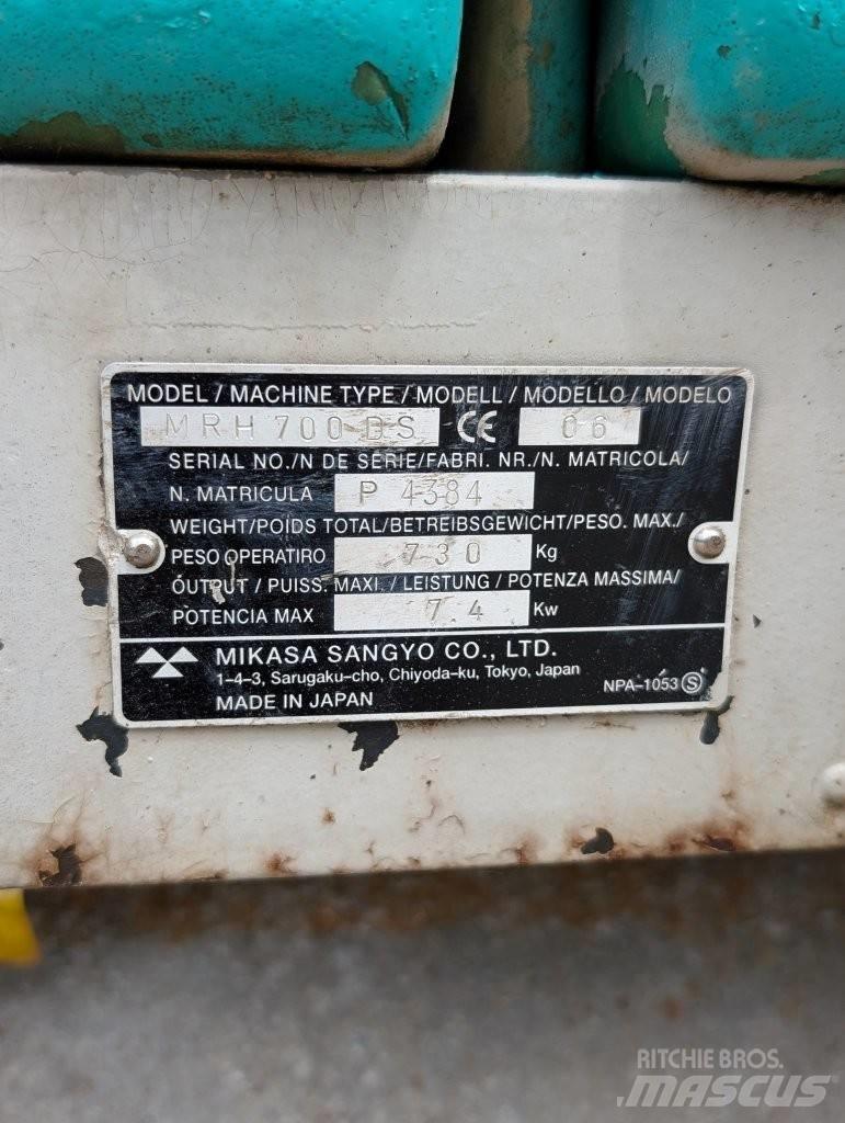 Mikasa MRH 700 DS Zemin sıkıştırma makineleri