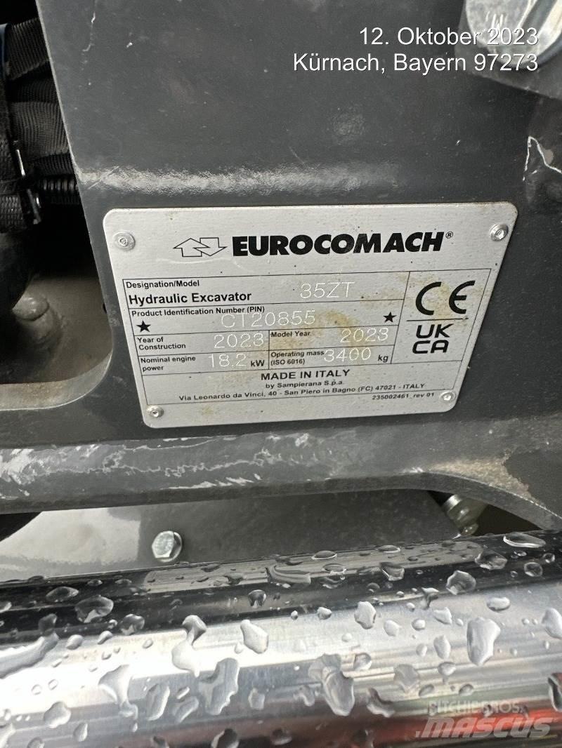 Eurocomach 35ZT Mini ekskavatörler, 7 tona dek