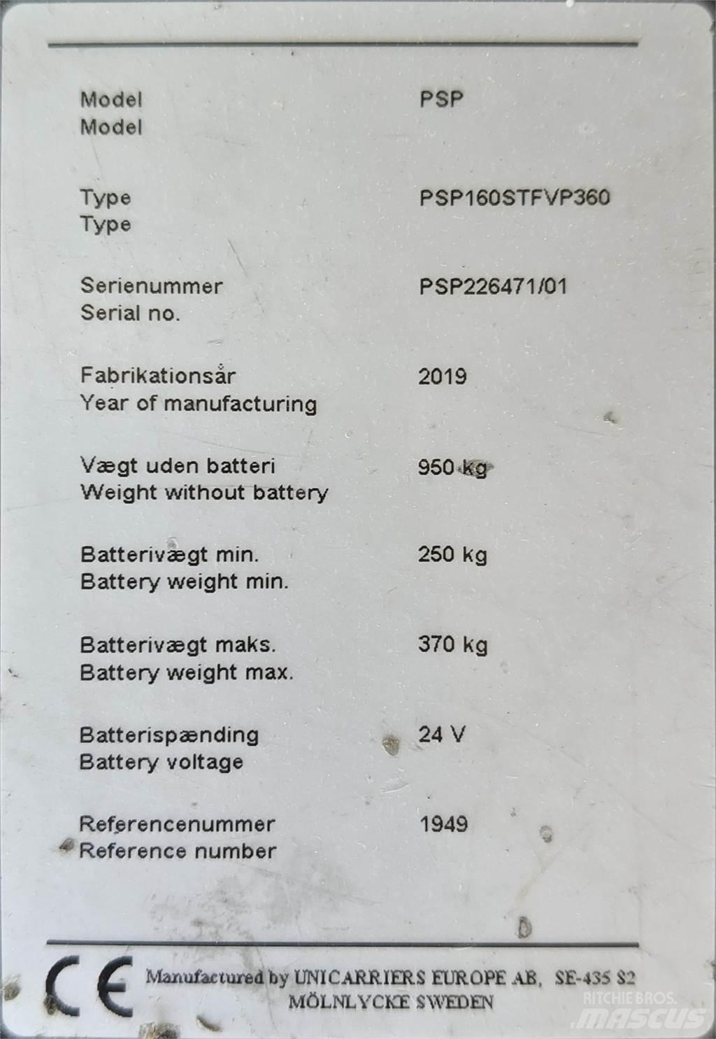 Atlet PSP160 Düsük seviye platformu