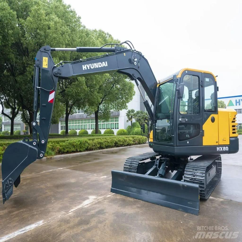 Hyundai HX80 Midi ekskavatörler 7 - 12 t
