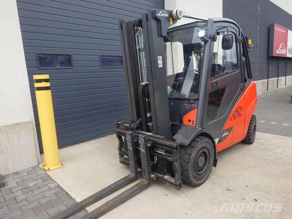 Linde H35T/393-02 LPG'li forkliftler