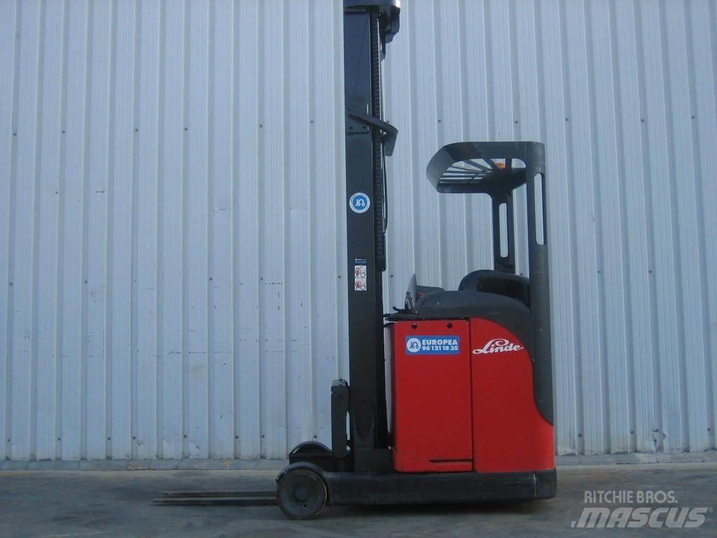 Linde R14 03 Reach truck - depo içi istif araçları