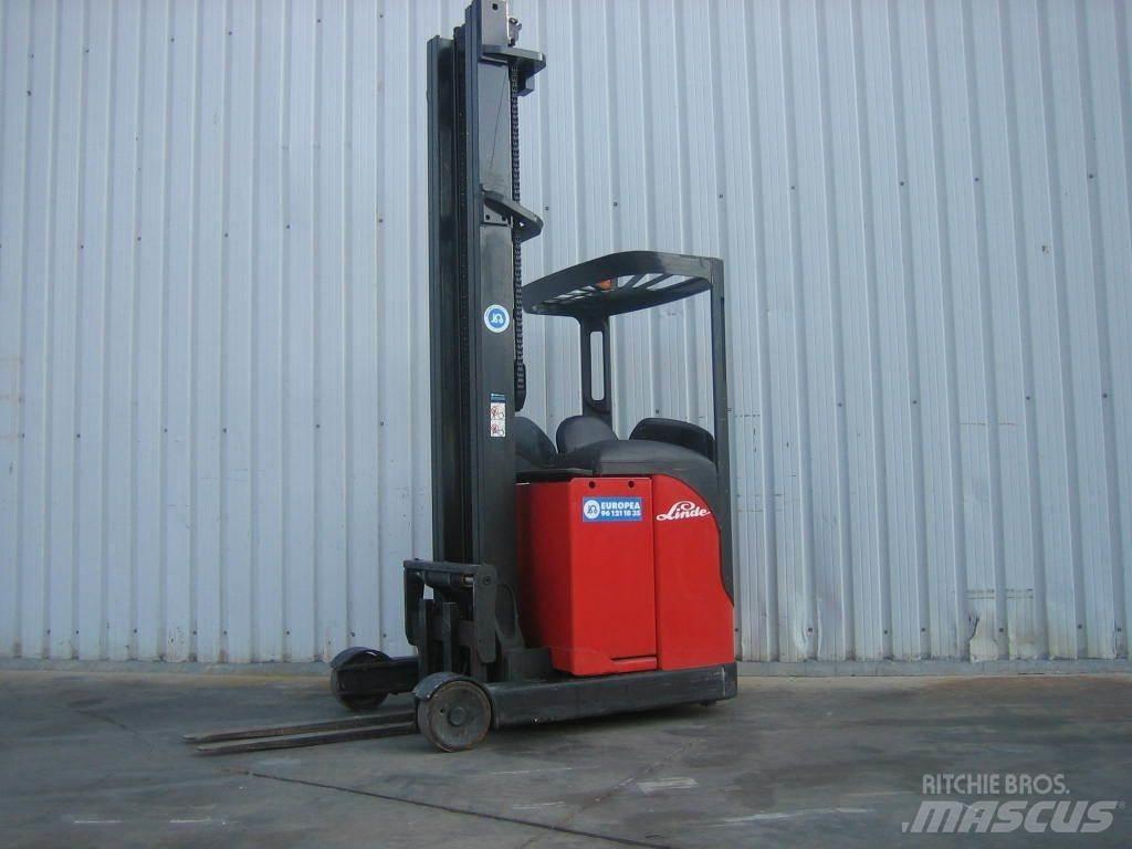 Linde R14 03 Reach truck - depo içi istif araçları