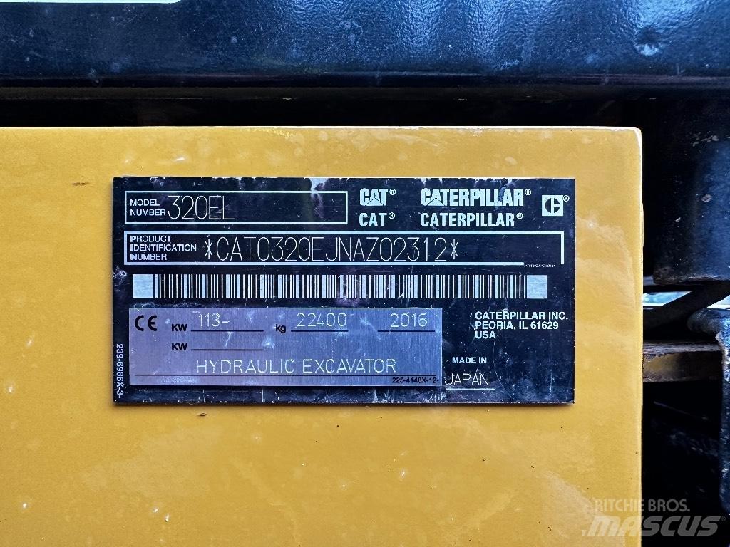 CAT 320 EL Paletli ekskavatörler