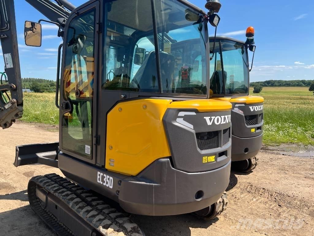 Volvo EC 35 D Mini ekskavatörler, 7 tona dek