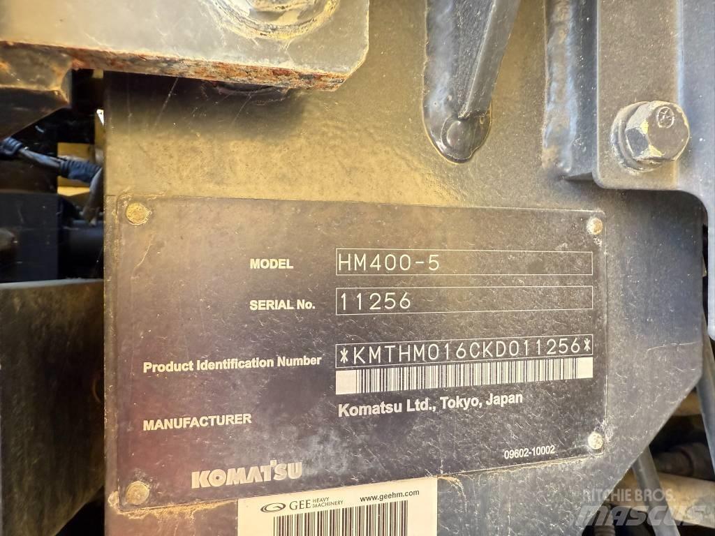 Komatsu HM400-5 Belden kirma kaya kamyonu