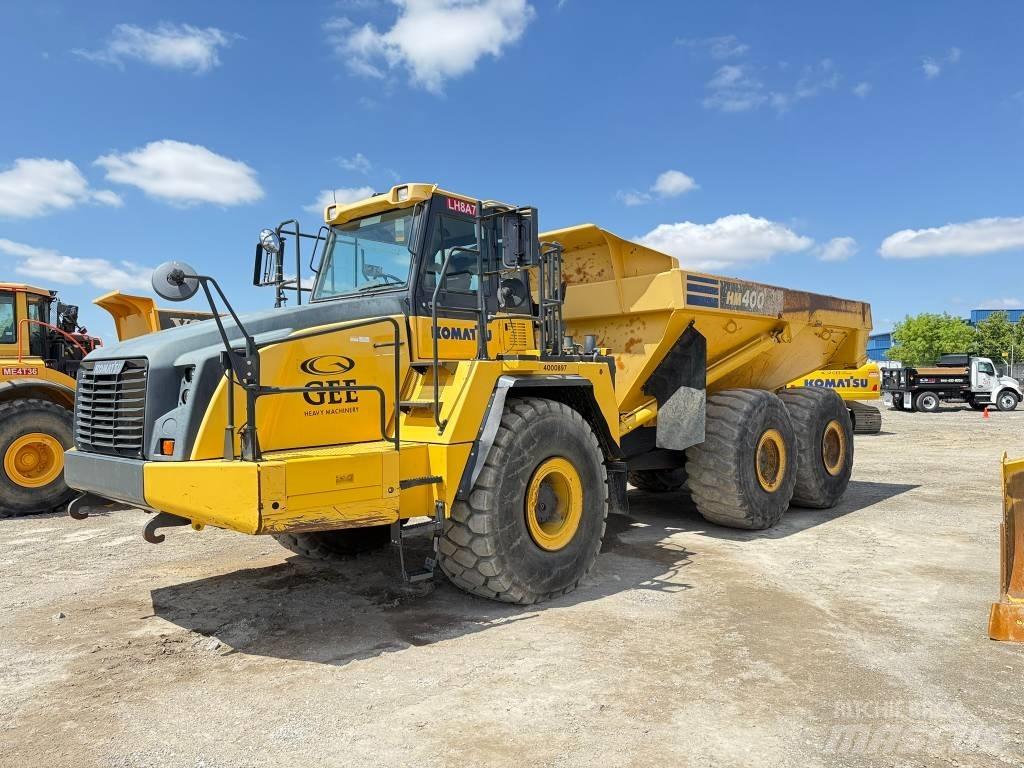 Komatsu HM400-5 Belden kirma kaya kamyonu