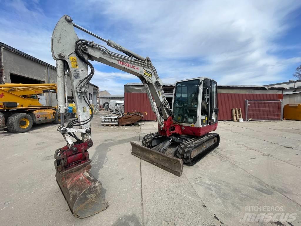 Takeuchi TB 250 Mini ekskavatörler, 7 tona dek