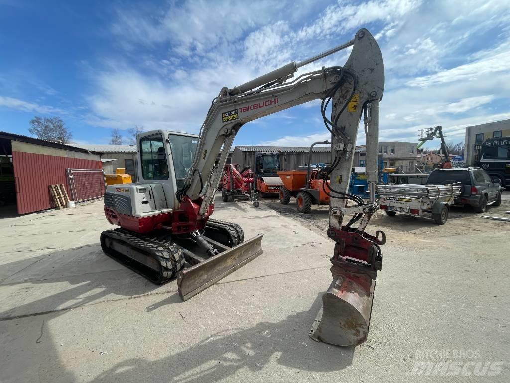 Takeuchi TB 250 Mini ekskavatörler, 7 tona dek