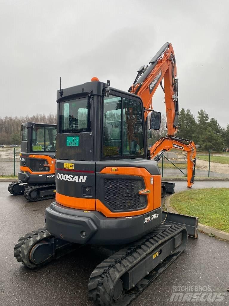 Doosan DX 35 Z-7 Mini ekskavatörler, 7 tona dek
