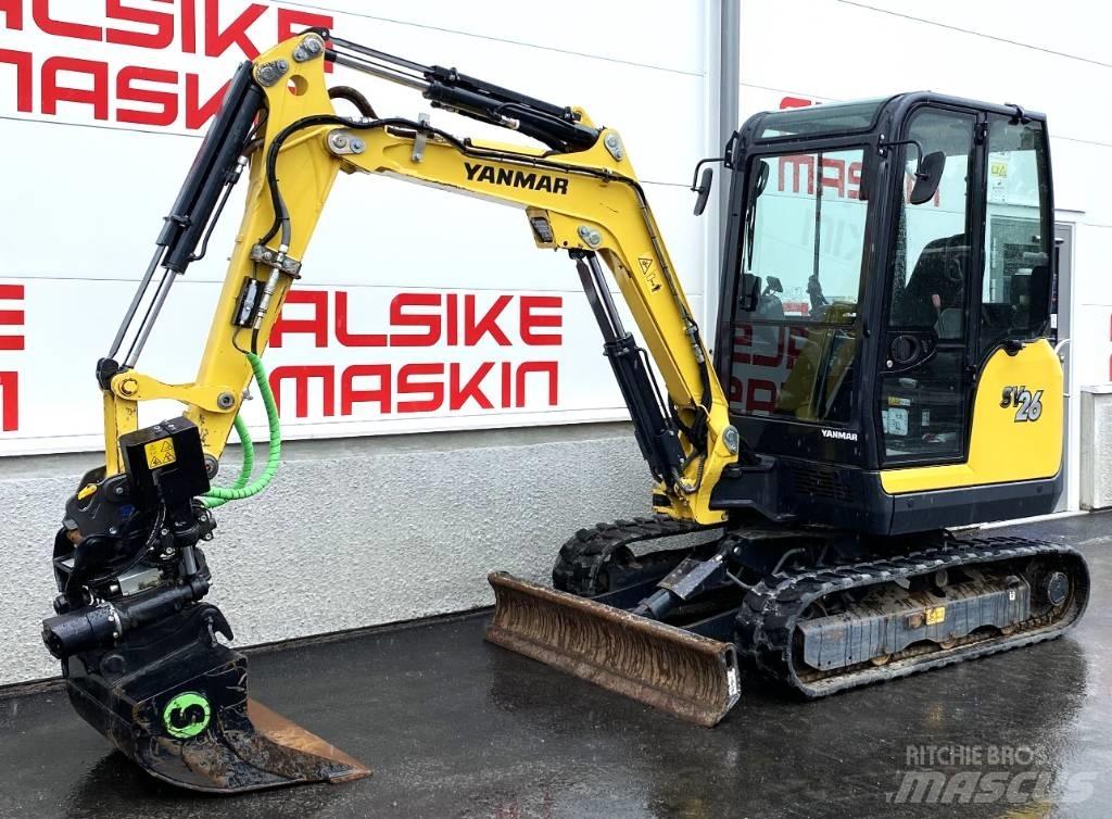 Yanmar SV 26 Mini ekskavatörler, 7 tona dek