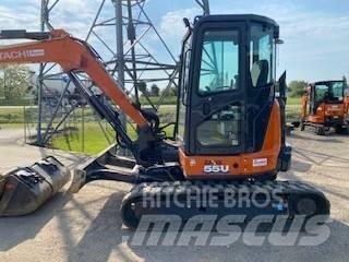 Hitachi ZX55U Mini ekskavatörler, 7 tona dek