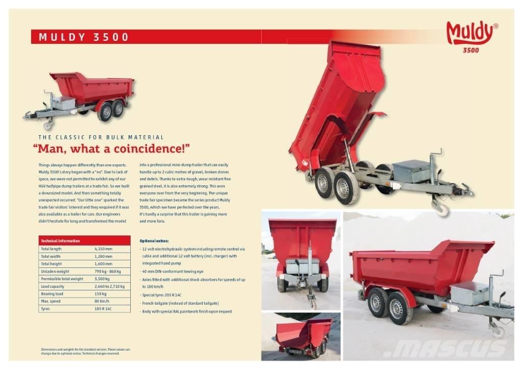  Muldy 3500 Damperli römorklari