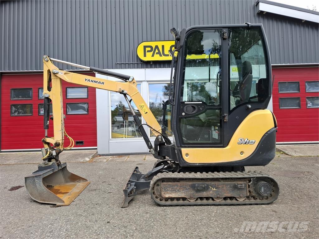 Yanmar SV 18 Mini ekskavatörler, 7 tona dek