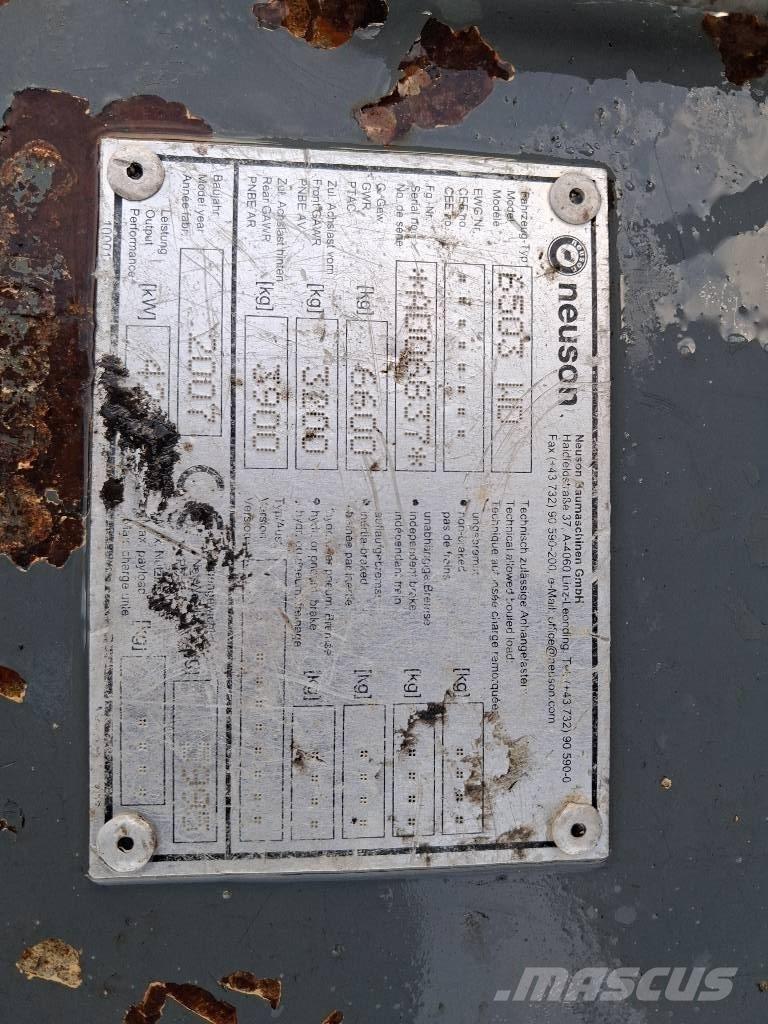 Neuson 6503 WD Lastik tekerli ekskavatörler