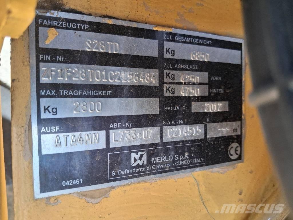 Merlo P 28.8 Teleskopik yükleyiciler