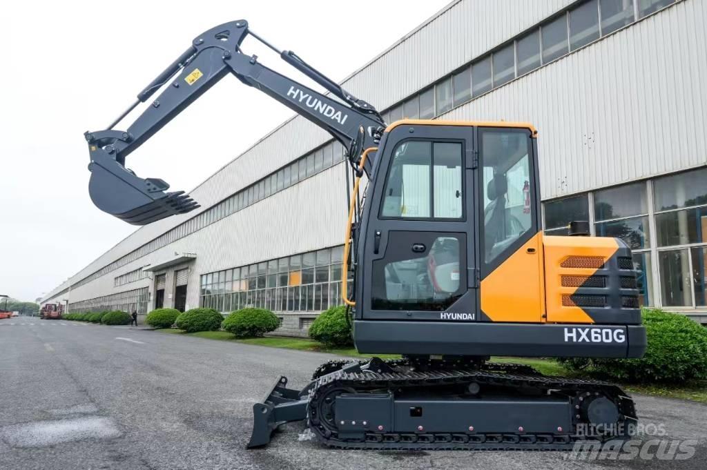 Hyundai HX 60 Lastik tekerli ekskavatörler