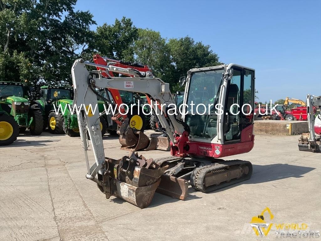 Takeuchi TB 230 Mini ekskavatörler, 7 tona dek