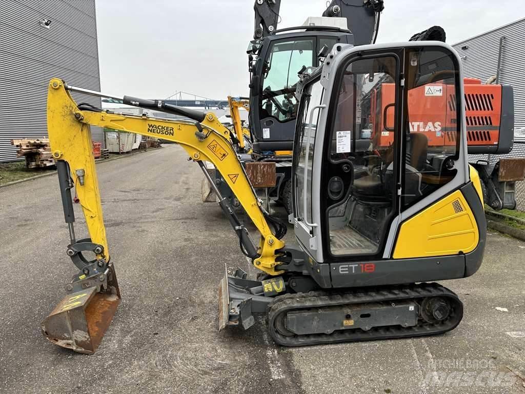 Wacker Neusen ET18 Mini ekskavatörler, 7 tona dek