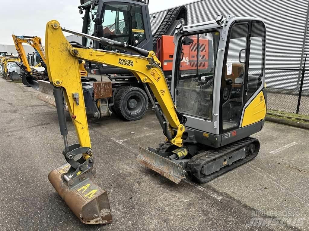 Wacker Neusen ET18 Mini ekskavatörler, 7 tona dek