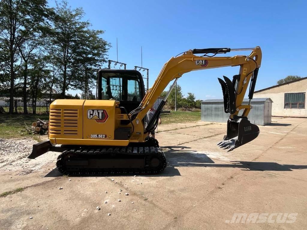 CAT 305.5 E2 Mini ekskavatörler, 7 tona dek