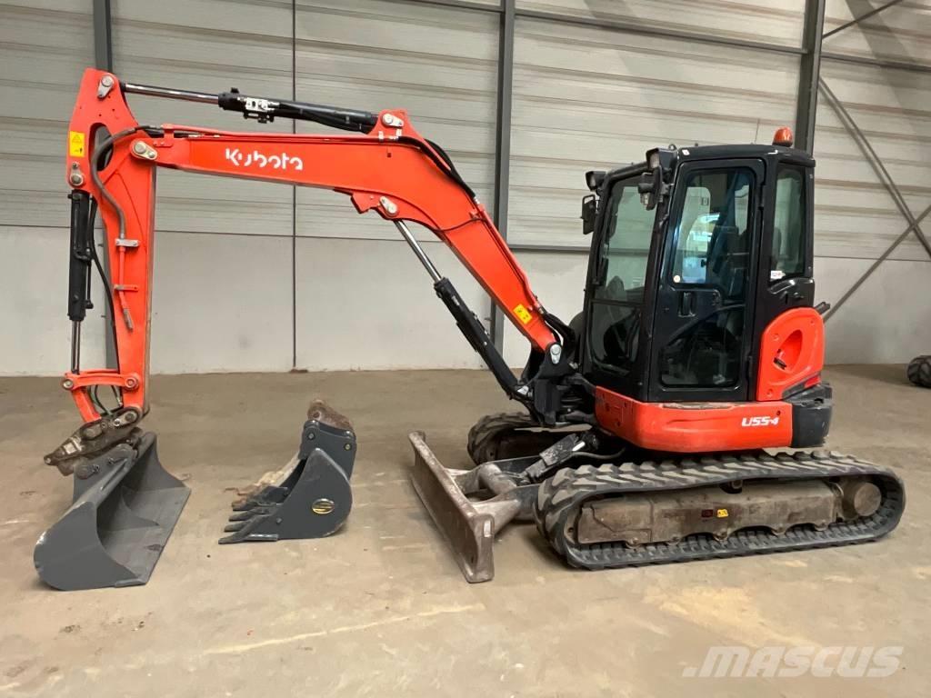 Kubota U 55-4 Mini ekskavatörler, 7 tona dek