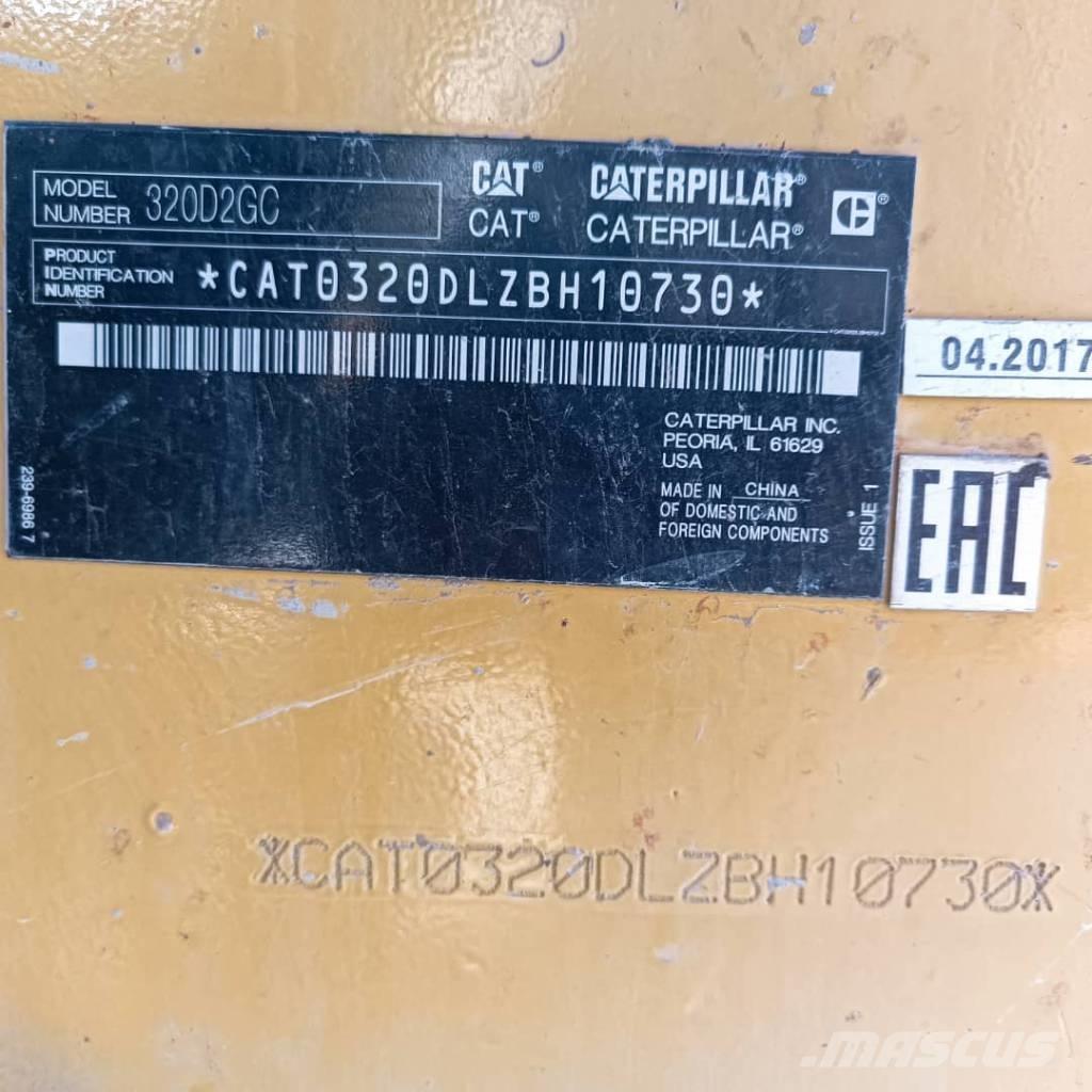 CAT 320D2 GC Paletli ekskavatörler