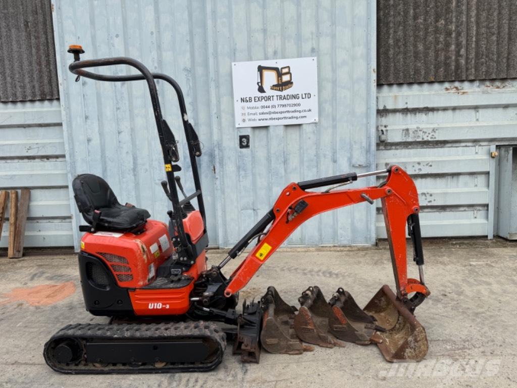Kubota U 10 Mini ekskavatörler, 7 tona dek