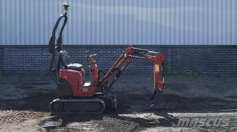 Yanmar SV 08 Mini ekskavatörler, 7 tona dek