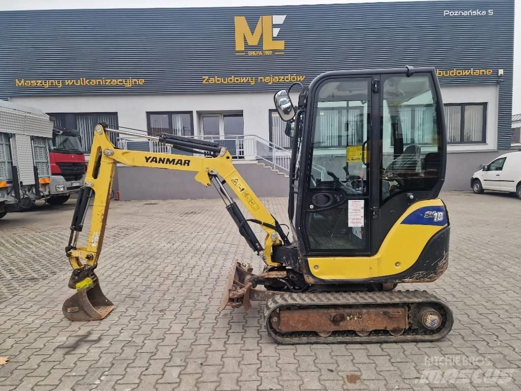Yanmar SV 18 Mini ekskavatörler, 7 tona dek
