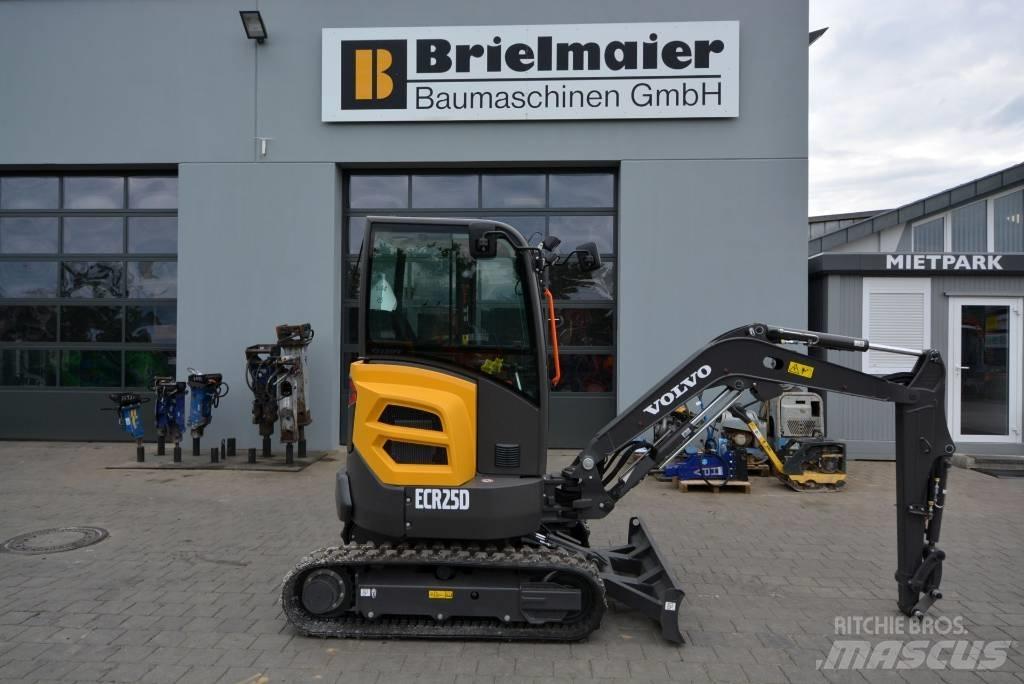 Volvo ECR 25 D Mini ekskavatörler, 7 tona dek