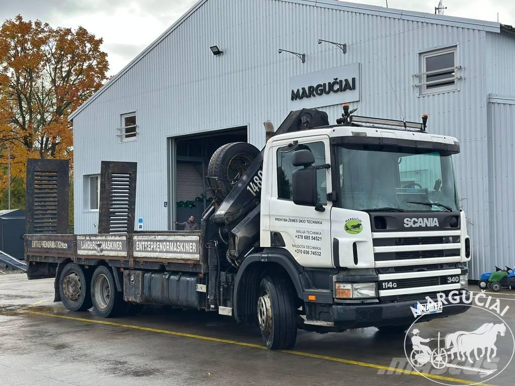Scania 114G 340 Araç üzeri vinçler