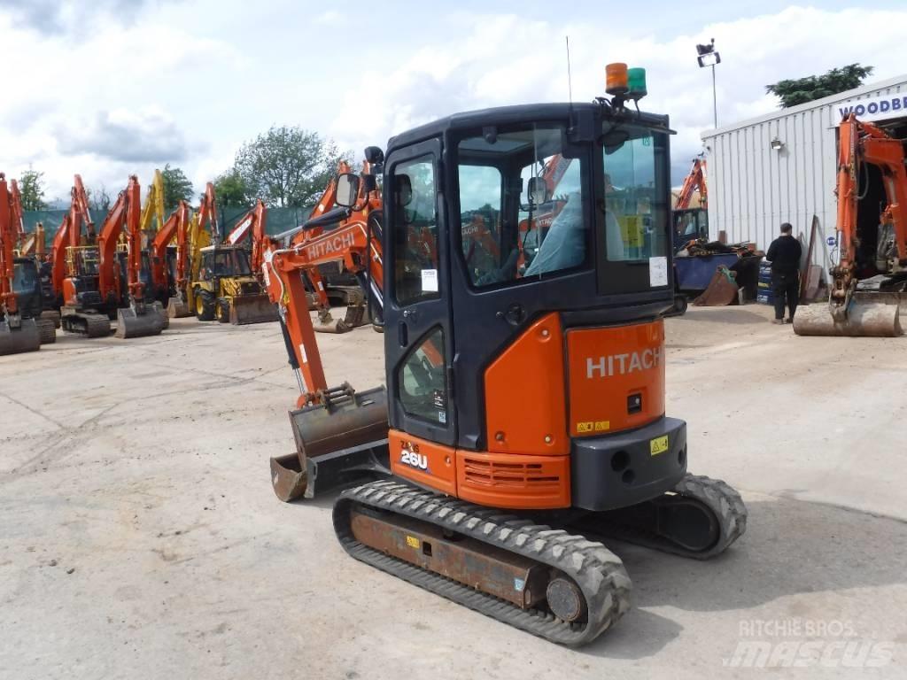 Hitachi ZX 26 U-6 Mini ekskavatörler, 7 tona dek
