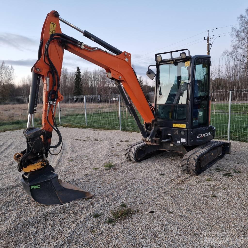 Doosan DX 35 Z Mini ekskavatörler, 7 tona dek